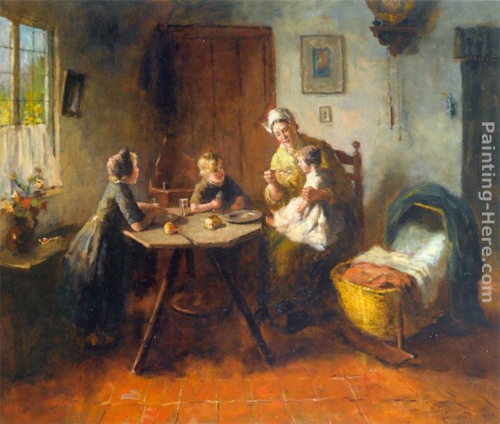 Bernard de Hoog Feeding The Little Ones